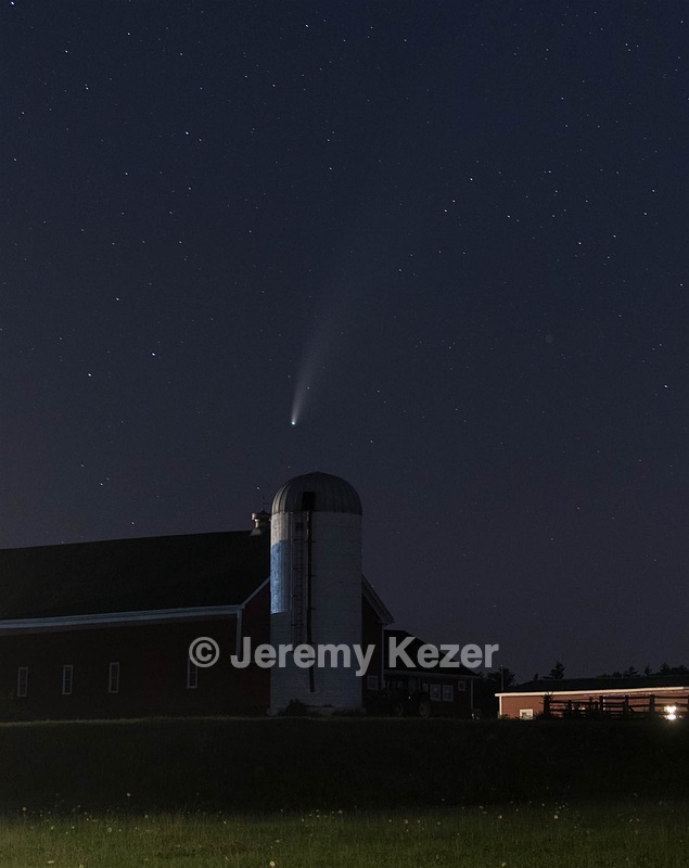 Comet NEOWISE, Amesbury, Massachusetts