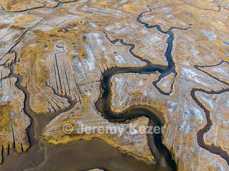 Salisbury Marshes in winter, Salisbury, Massachusetts