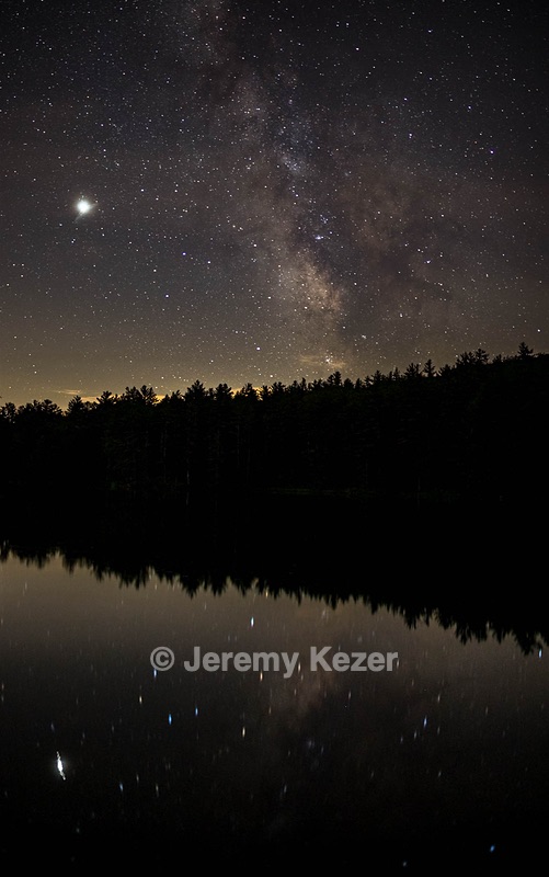 Milky Way Reflections, New Hampshire