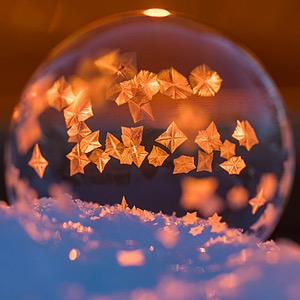 Frozen Soap Bubbles, Massachusetts