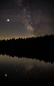 Milky Way Reflections, New Hampshire